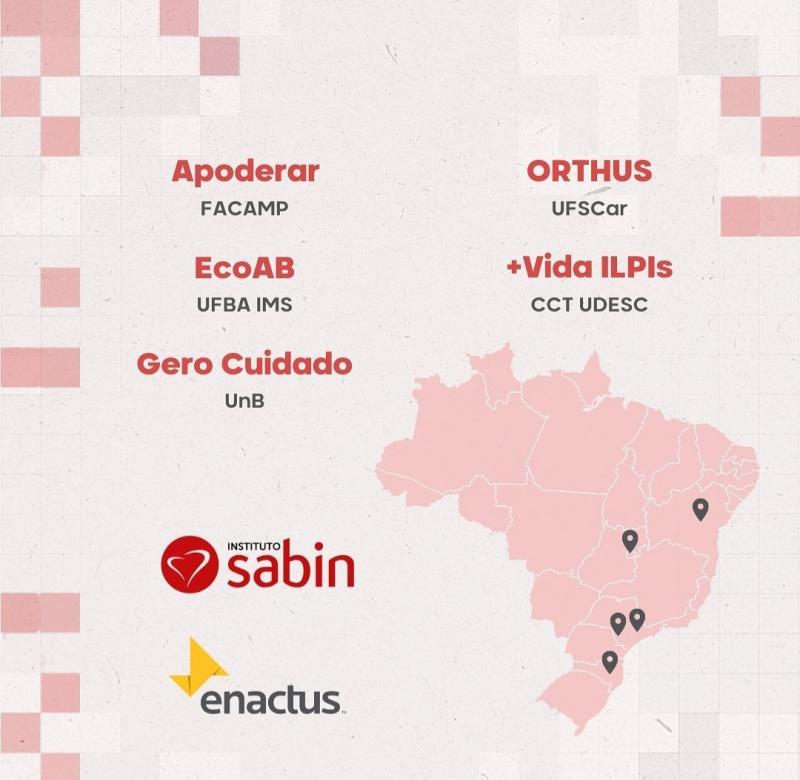 Projetos da Rede Enactus Brasil